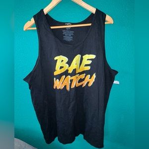 Bae watch means XL tank top NWT